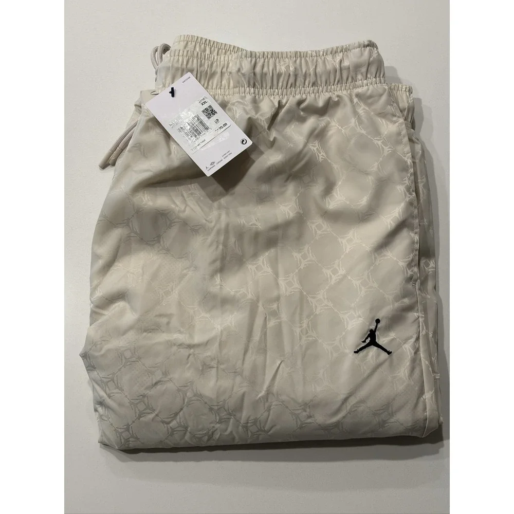 Jordan Jumpman Active Track Pants Men's 2XL Off-white Nylon IH3322-104